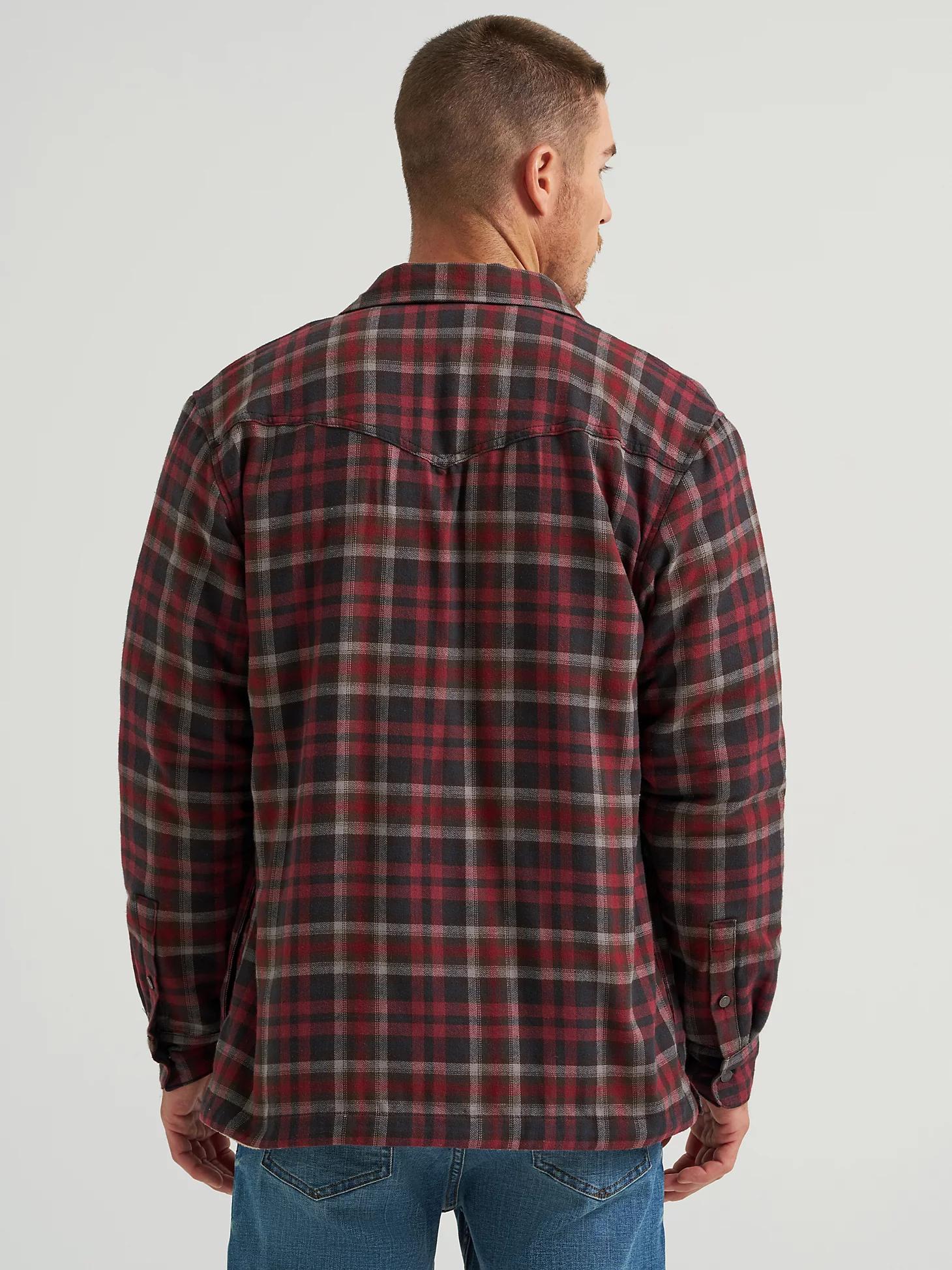 Men's Five Star Premium Plaid Sherpa Lined Shirt Jacket | Men's SHIRTS | Wrangler® Product Image