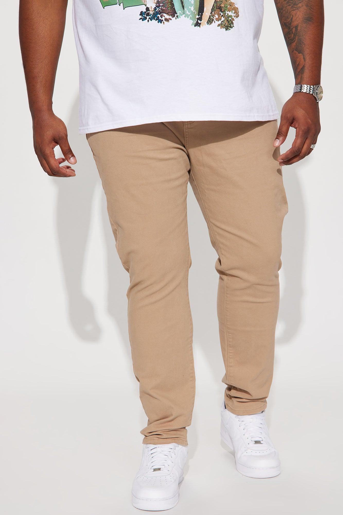 Mac Chino Skinny 5 Pocket Pants - Khaki Product Image
