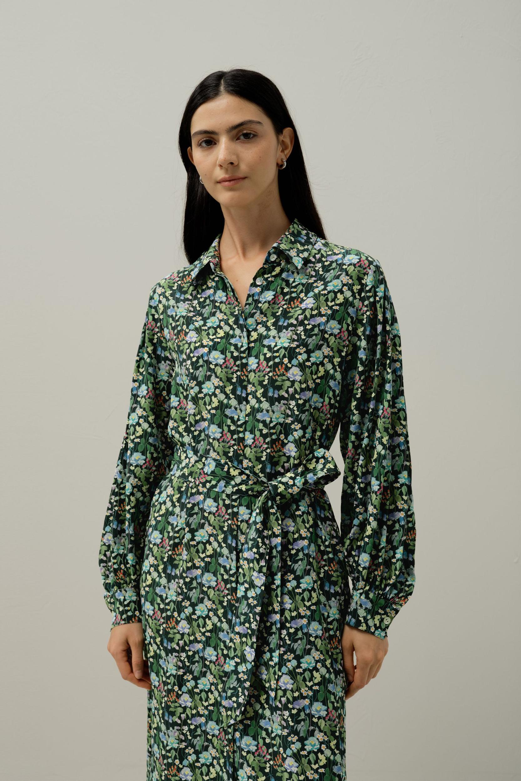 Fairytale Forest Midi-length Shirtdress - Made With Liberty Fabric Product Image