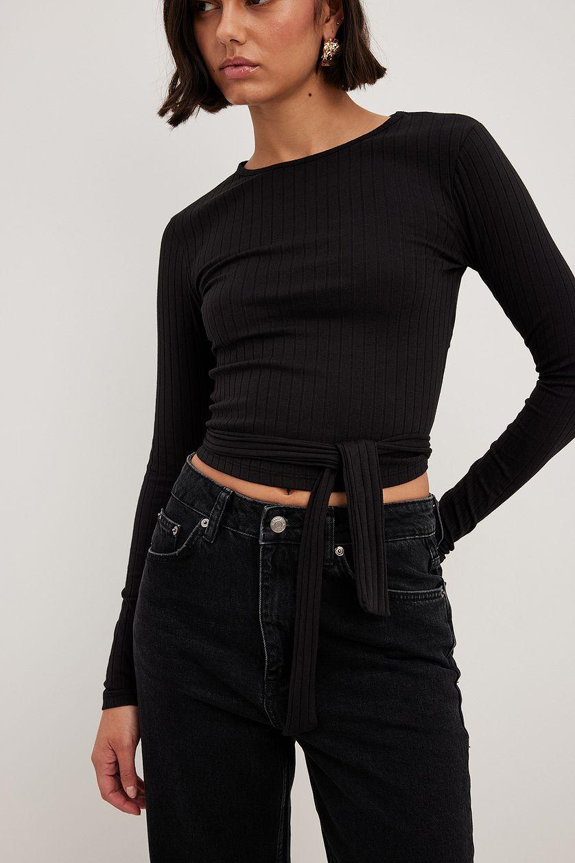 Ribbed Open Back Top Product Image