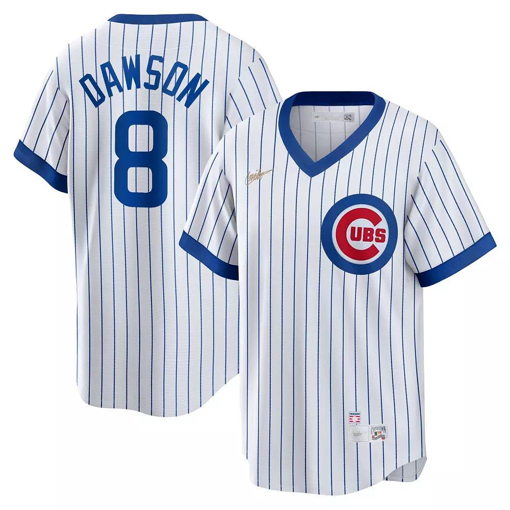 Men's Nike Andre Dawson White Chicago Cubs Home Cooperstown Collection Player Jersey,  Product Image