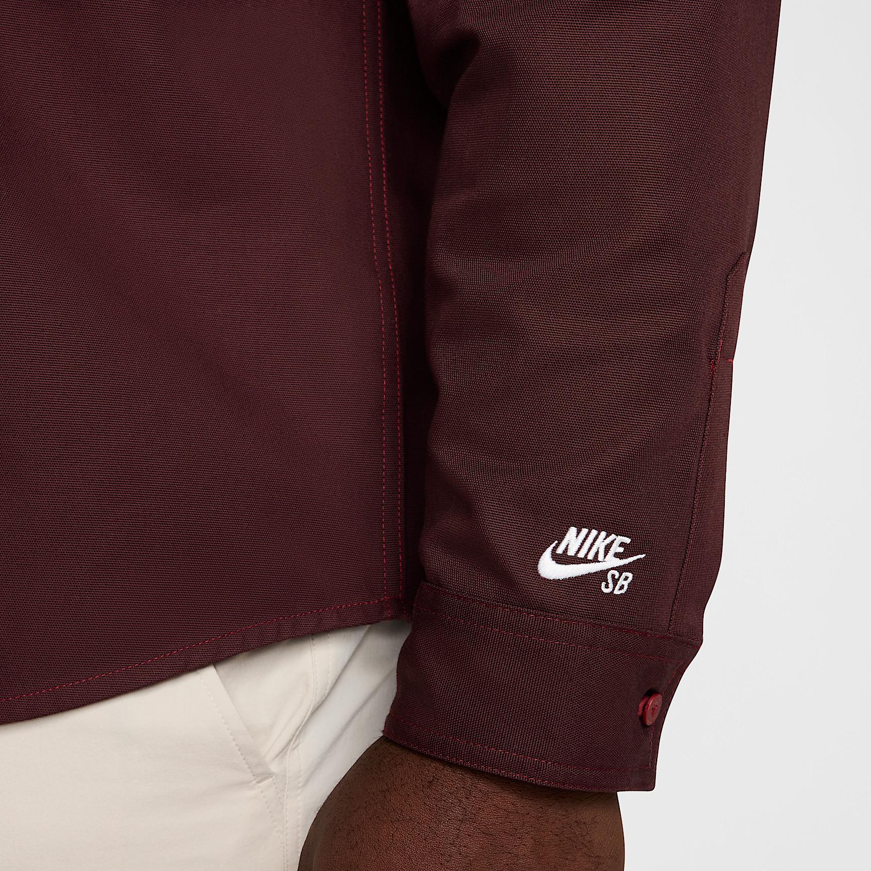 Men's Nike SB Long-Sleeve Woven Skate Top Product Image