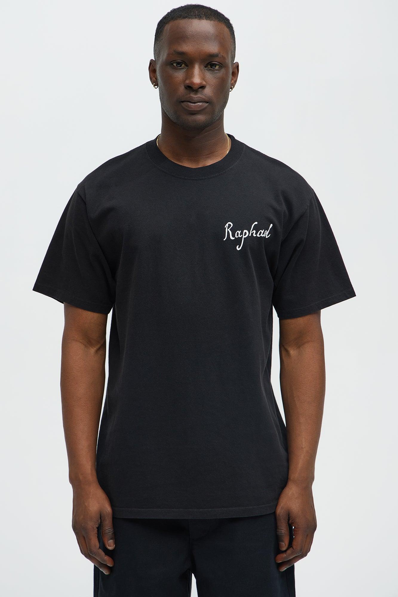 Raphael The School Of Athens Oversized Short Sleeve Tee - Black Male Product Image