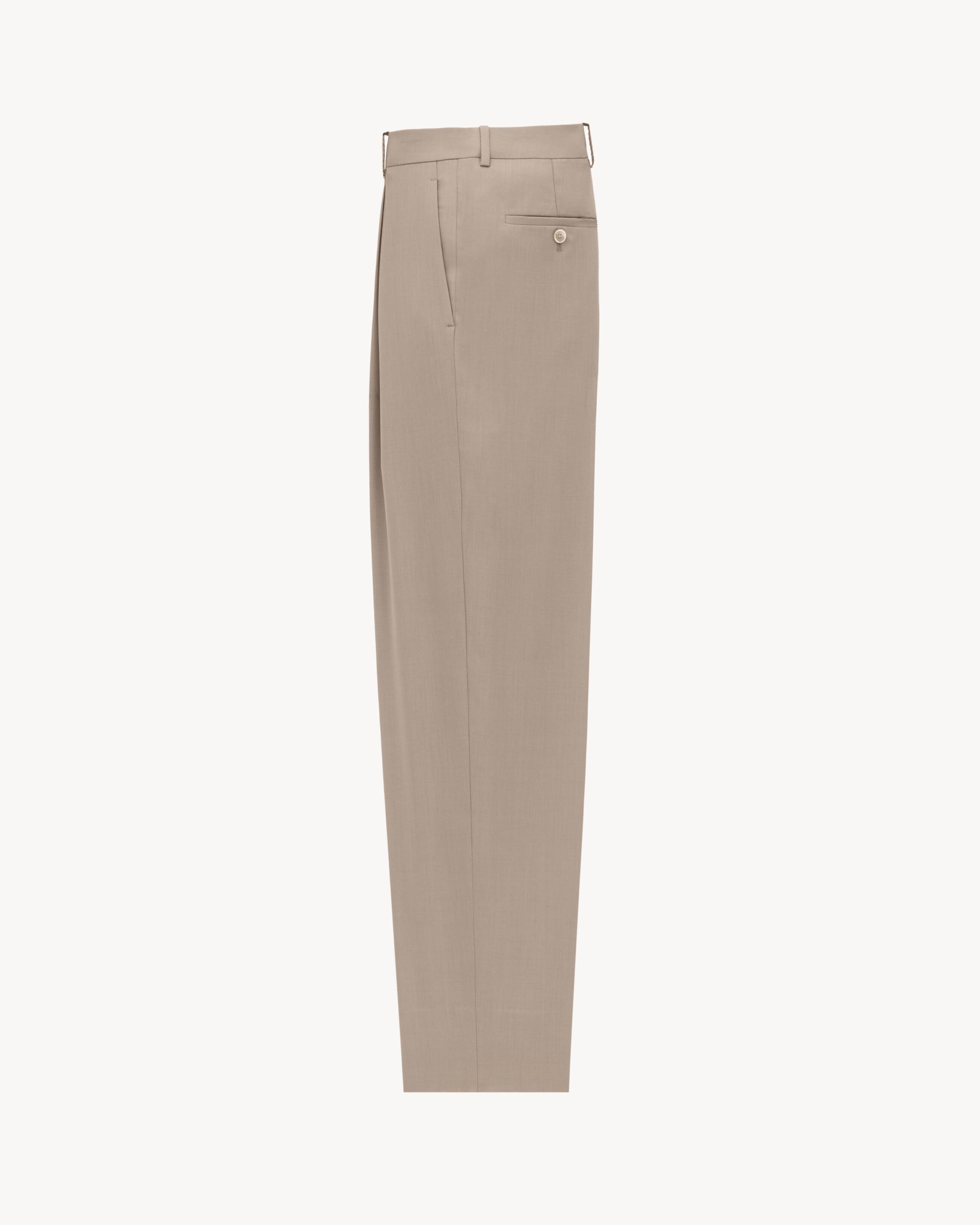 high-waisted pants in cashmere Product Image
