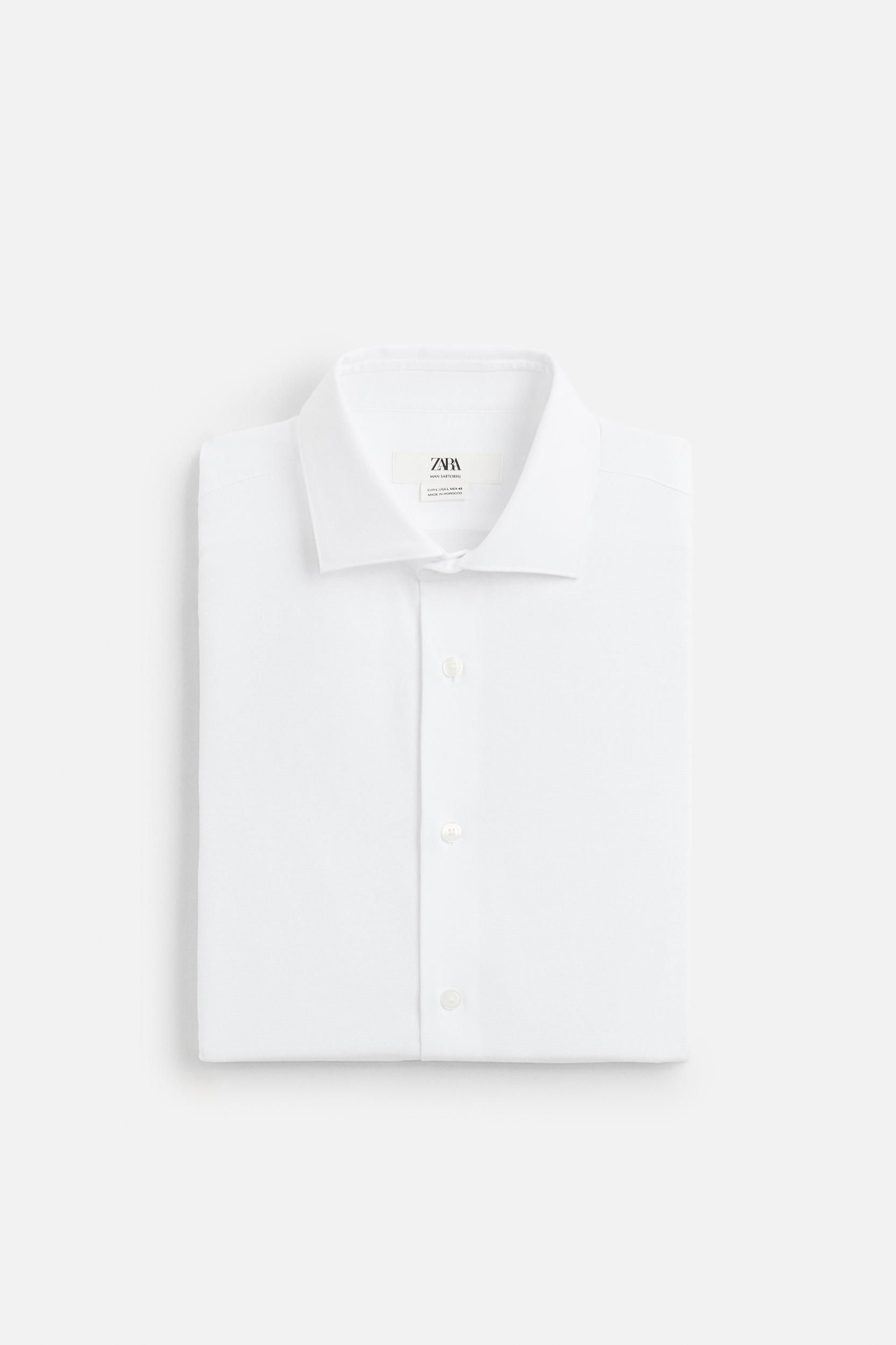 SLIM FIT TEXTURED SHIRT Product Image
