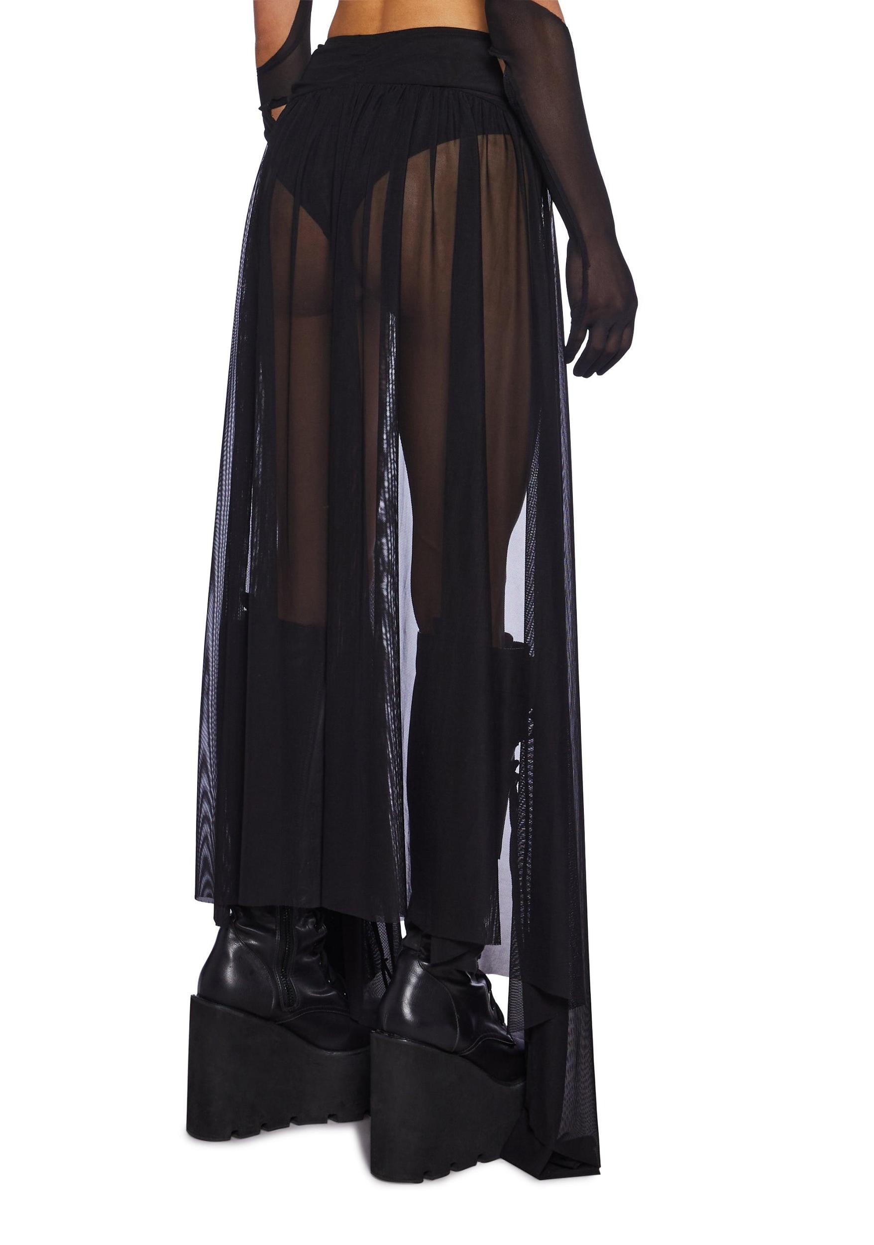 Heaven's Cataract Mesh Train Shorts - Black Male Product Image