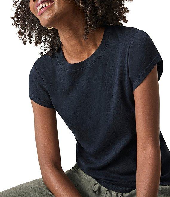 Splendid Faye Crew Neck Short Sleeve Tee Product Image