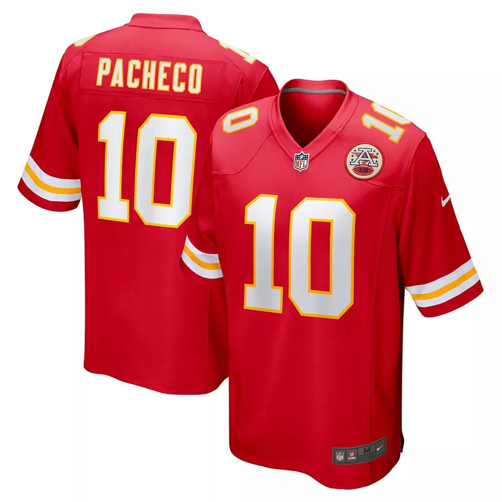 Men's Nike Isiah Pacheco Red Kansas City Chiefs Game Player Jersey,  Product Image