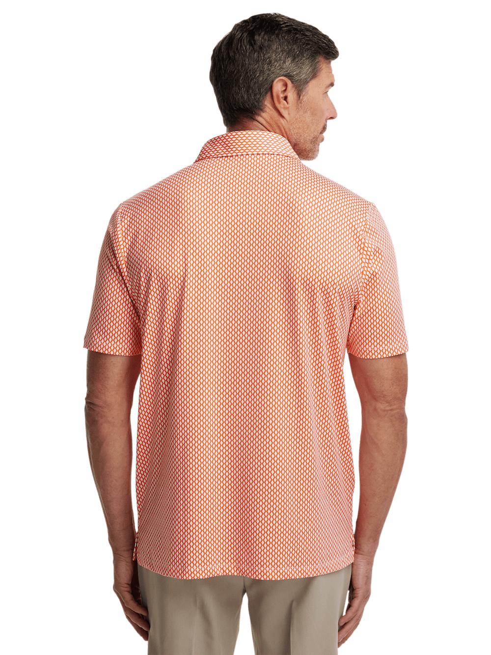 Performance Blend Three Button Polo - Orange Product Image