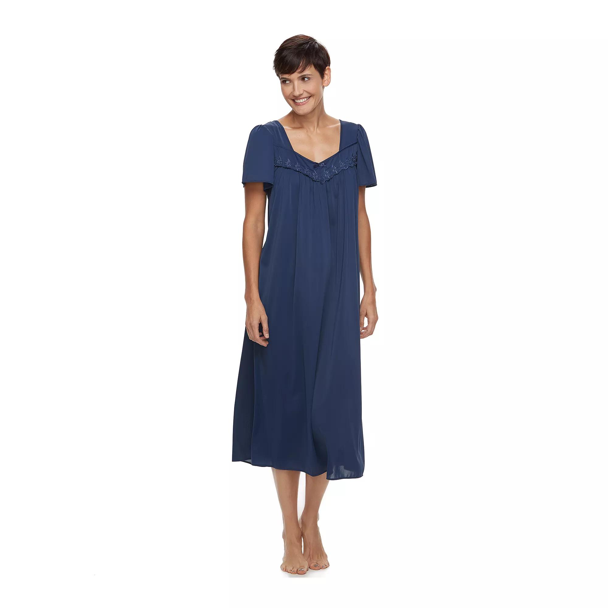 Women's Miss Elaine Essentials Long Tricot Nightgown,  Product Image