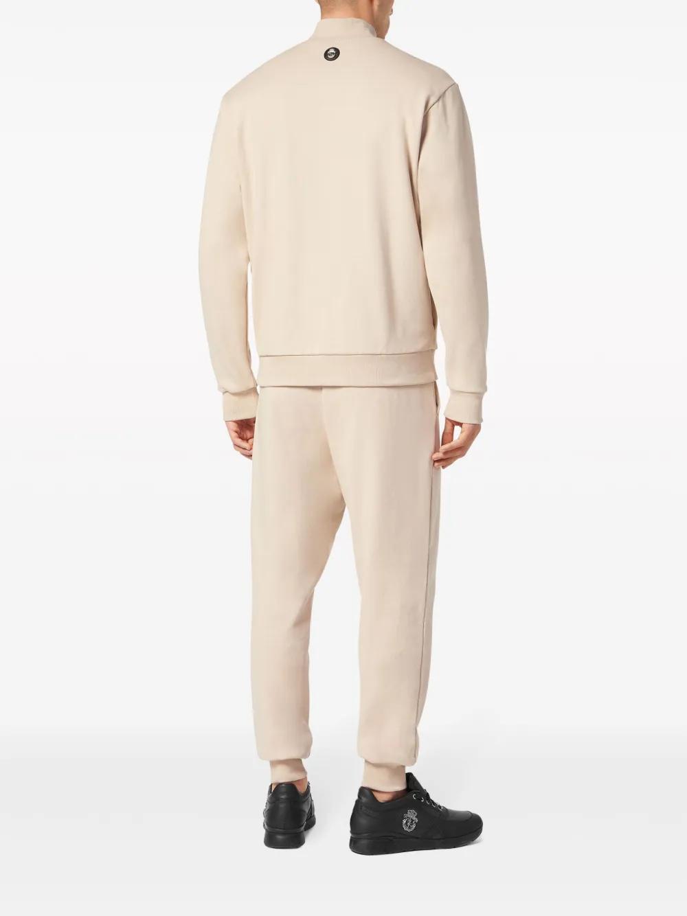 logo-embroidered cotton tracksuit set Product Image