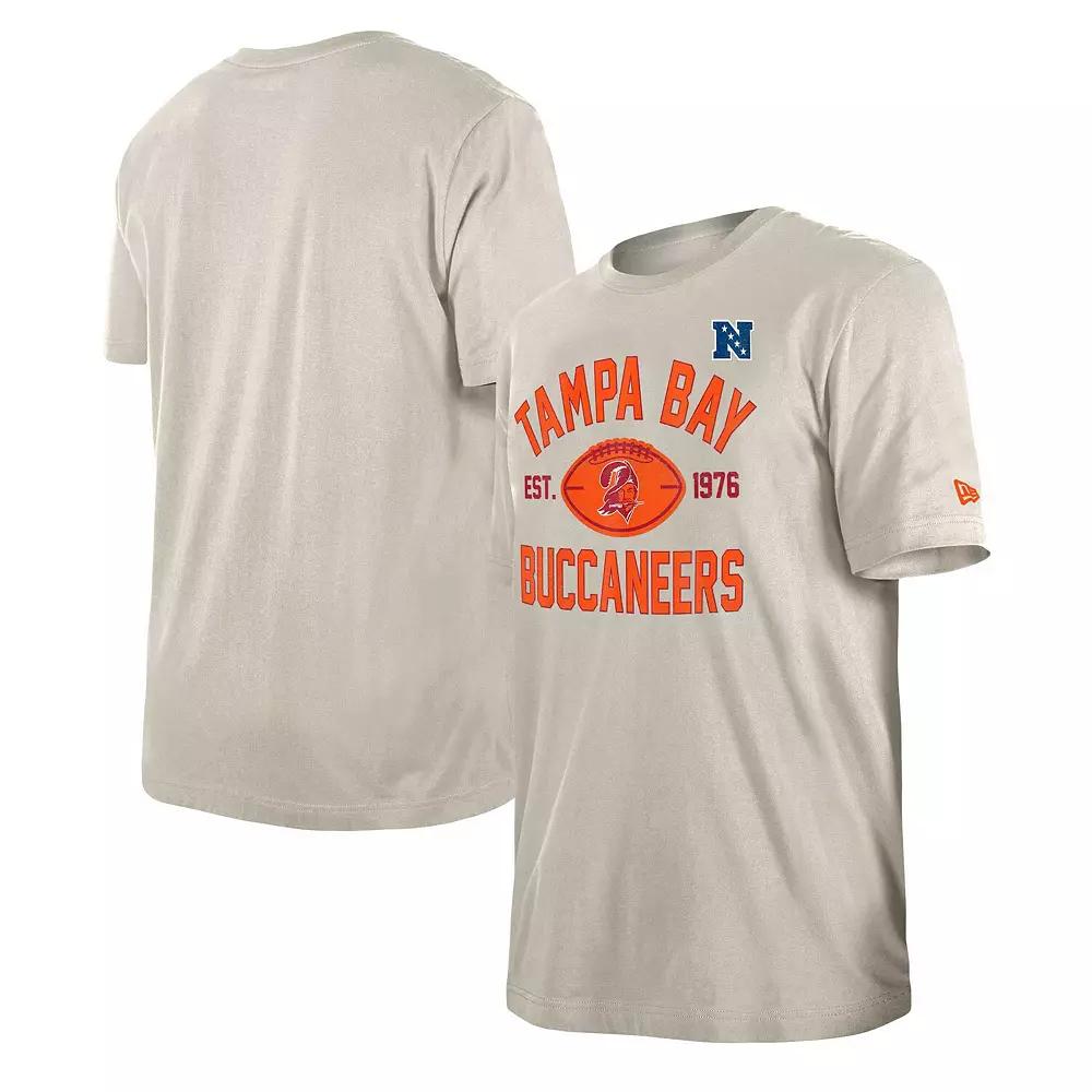 Men's New Era Tan Tampa Bay Buccaneers 3rd Down Retro Logo T-Shirt, Size: Small, Team Product Image