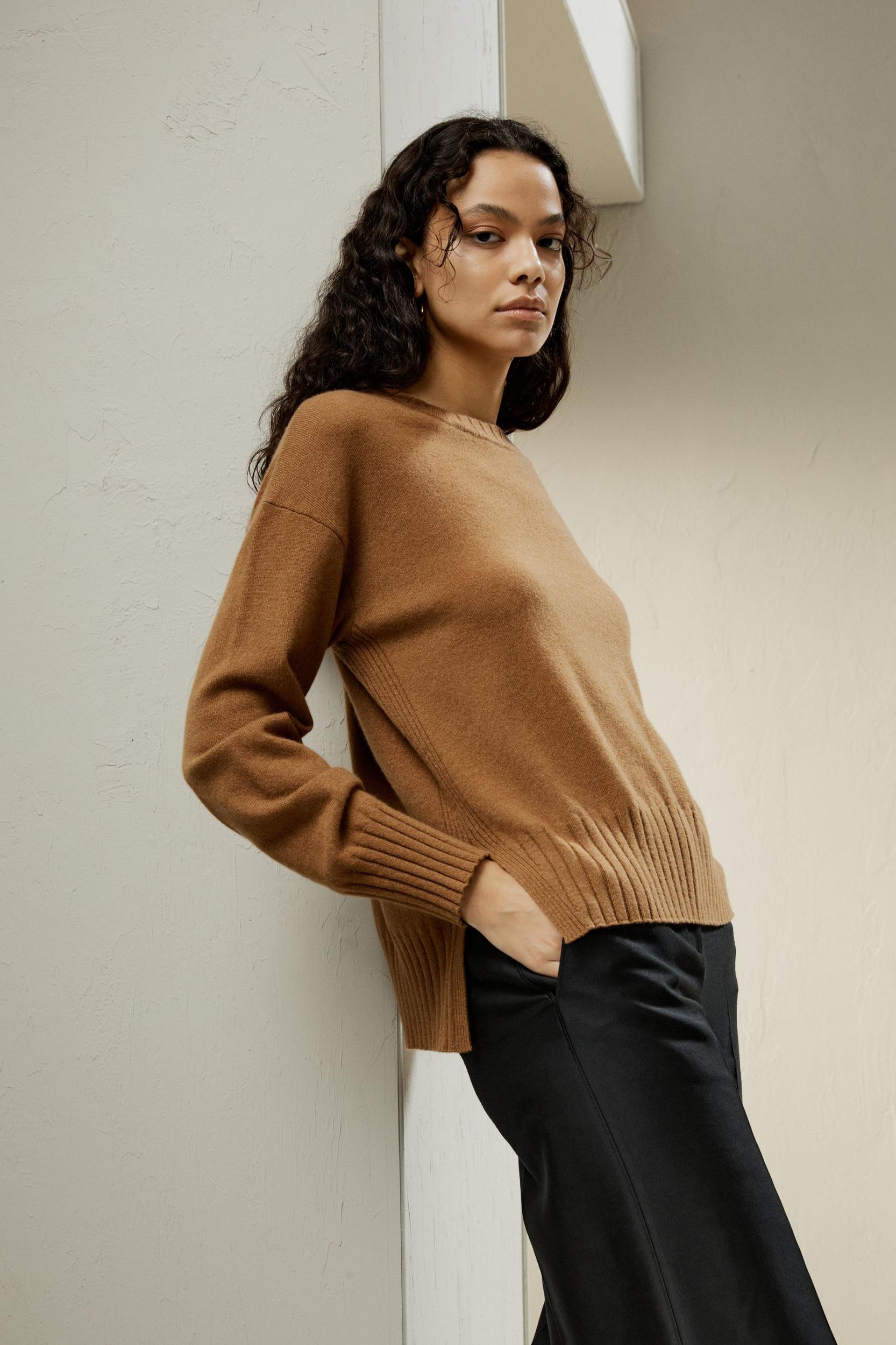Crew Neck Cashmere Sweater Product Image