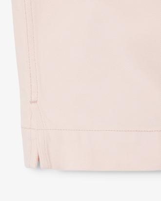 Oversized Denim Polo Shirt Product Image