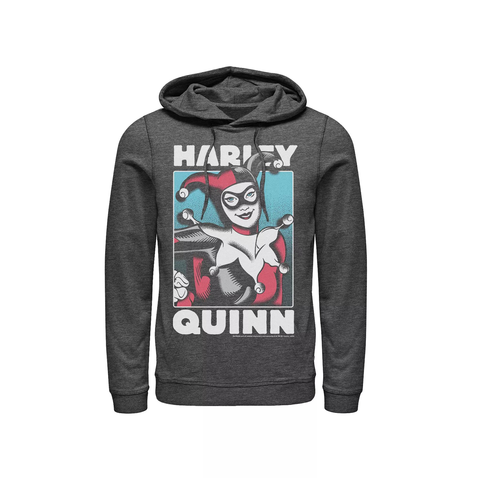 Men's DC Comics Harley Quinn Portrait Hoodie,  Product Image