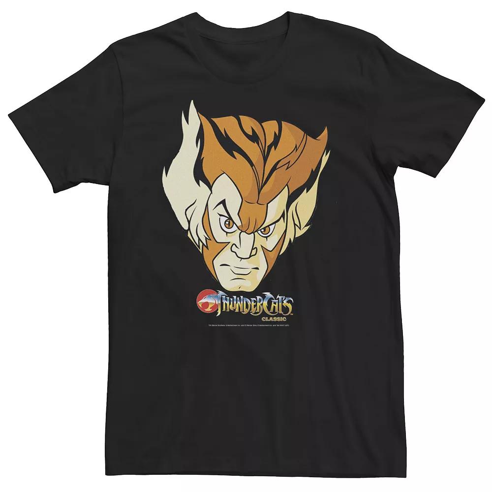 Big & Tall ThunderCats Tygra Big Face Tee, Men's, Size: 3XL Tall, Black Product Image