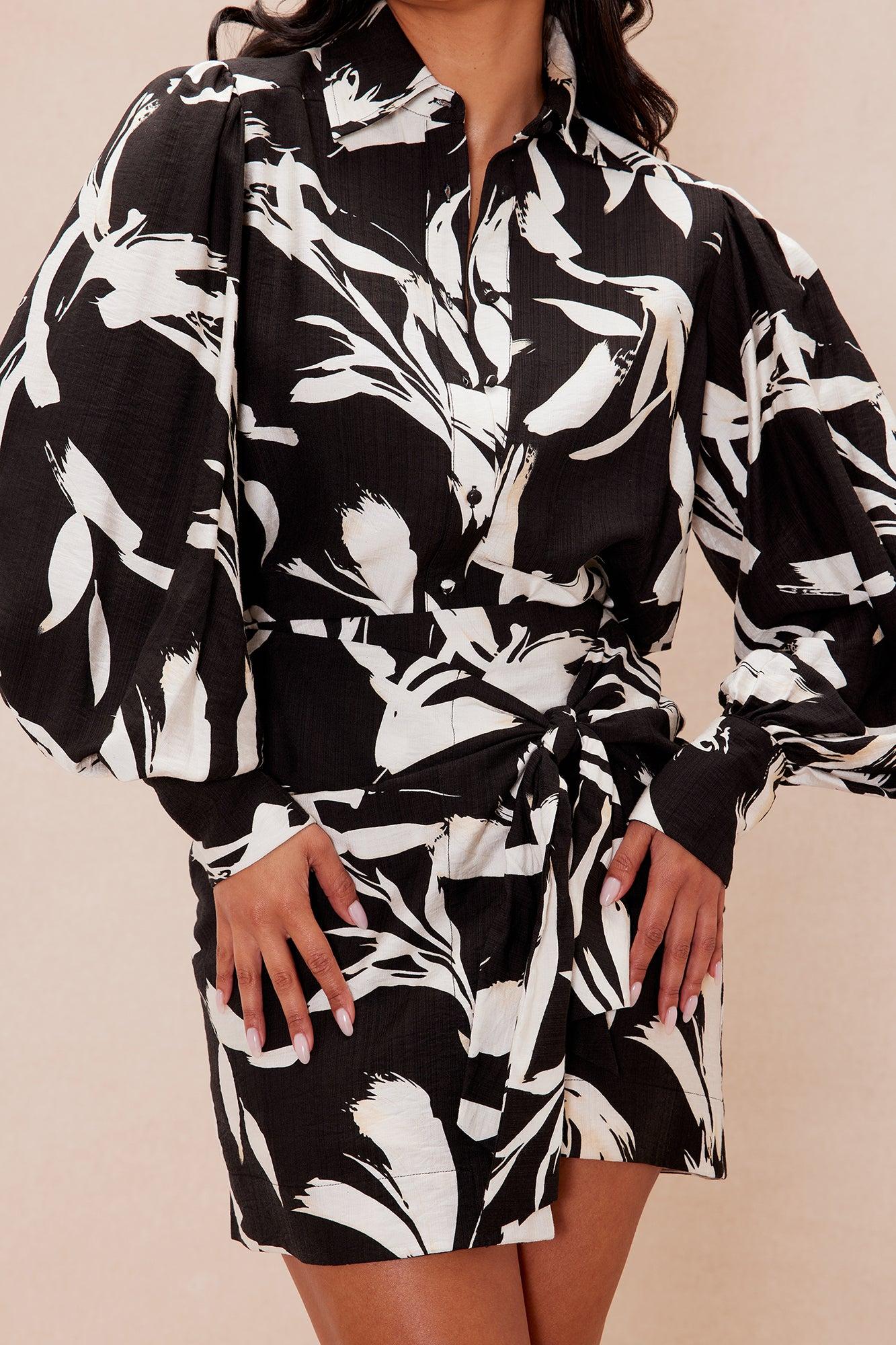 Jelena Linen Skirt Set - Black/combo Product Image