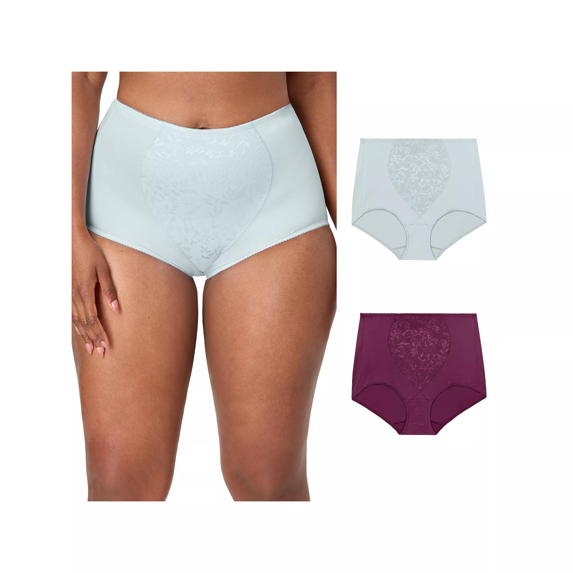 Bali 2-Pack Firm Control Tummy Panel Shaping Brief Panty X710, Women's,  Product Image