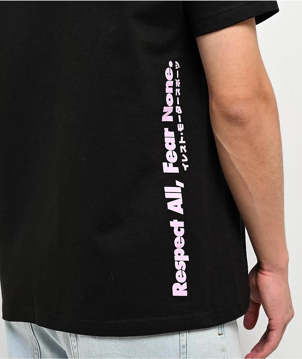Illest Bold Sakura Logo Black T-Shirt Product Image