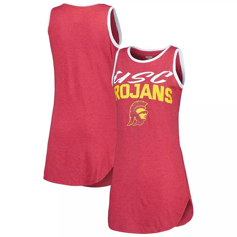 Women's Concepts Sport Cardinal USC Trojans Tank Top Nightshirt,  Product Image