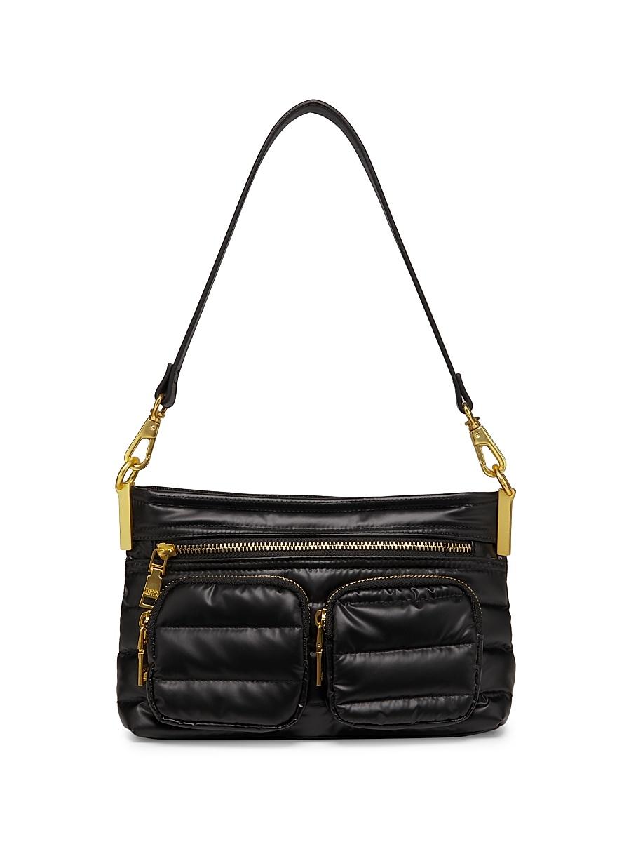 Womens Double Trouble Quilted Shoulder Bag Product Image