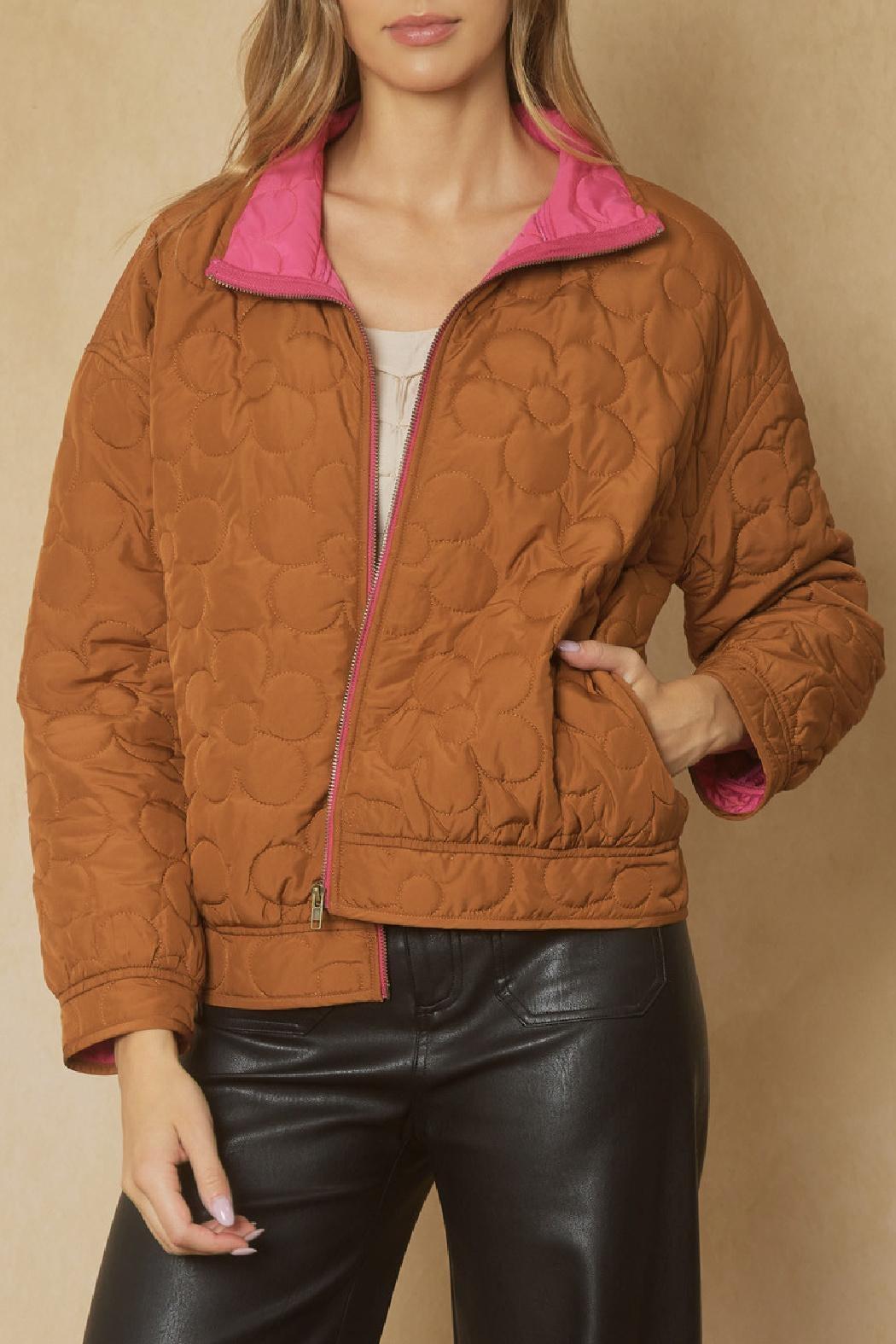 Contrast Lining Jacket Product Image