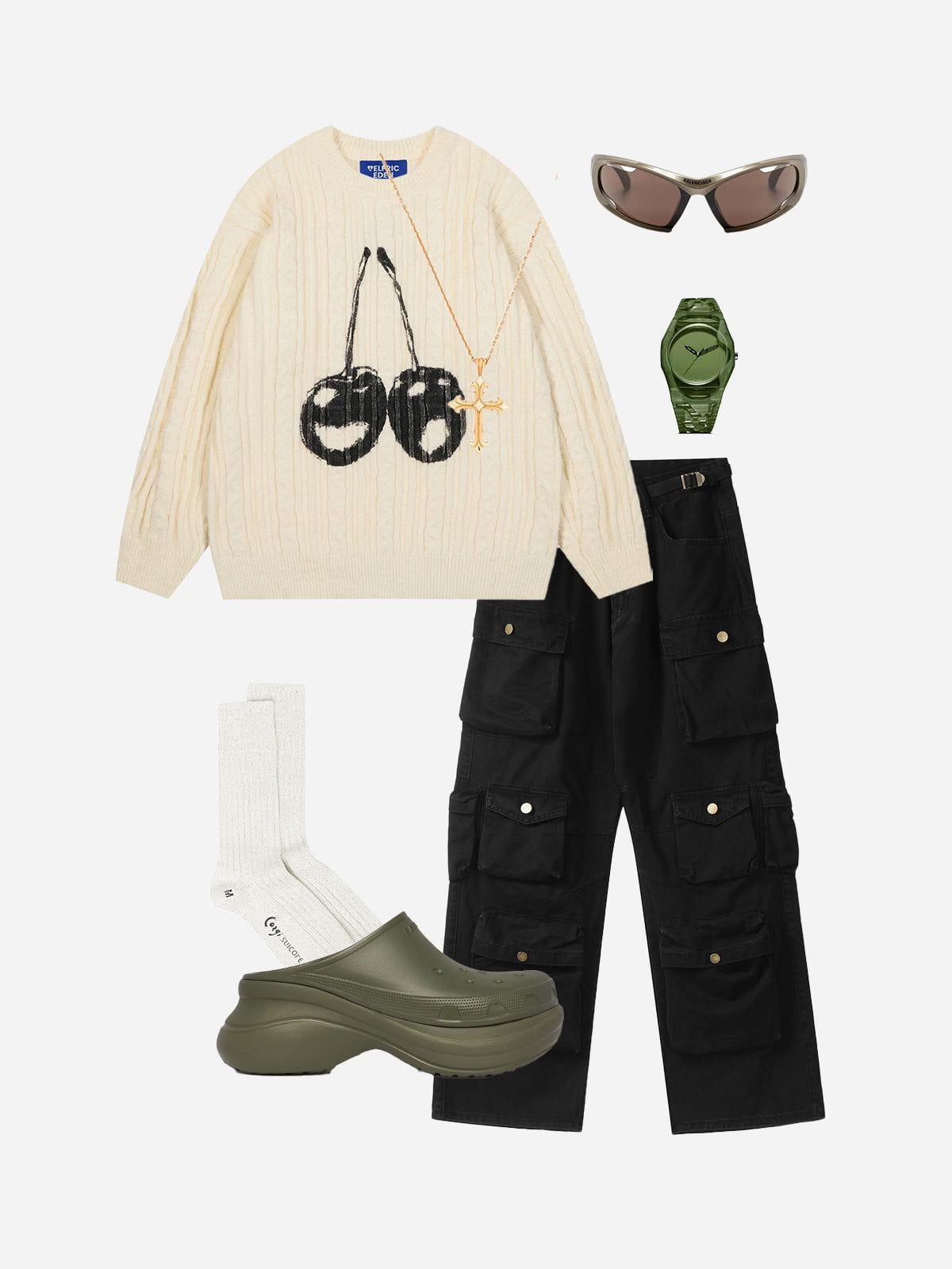 Aelfric Eden Cherry Graphic Sweater Product Image