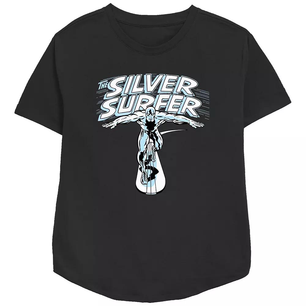 Women's Marvel Fantastic Four The Silver Surfer Poster Graphic Tee,  Product Image