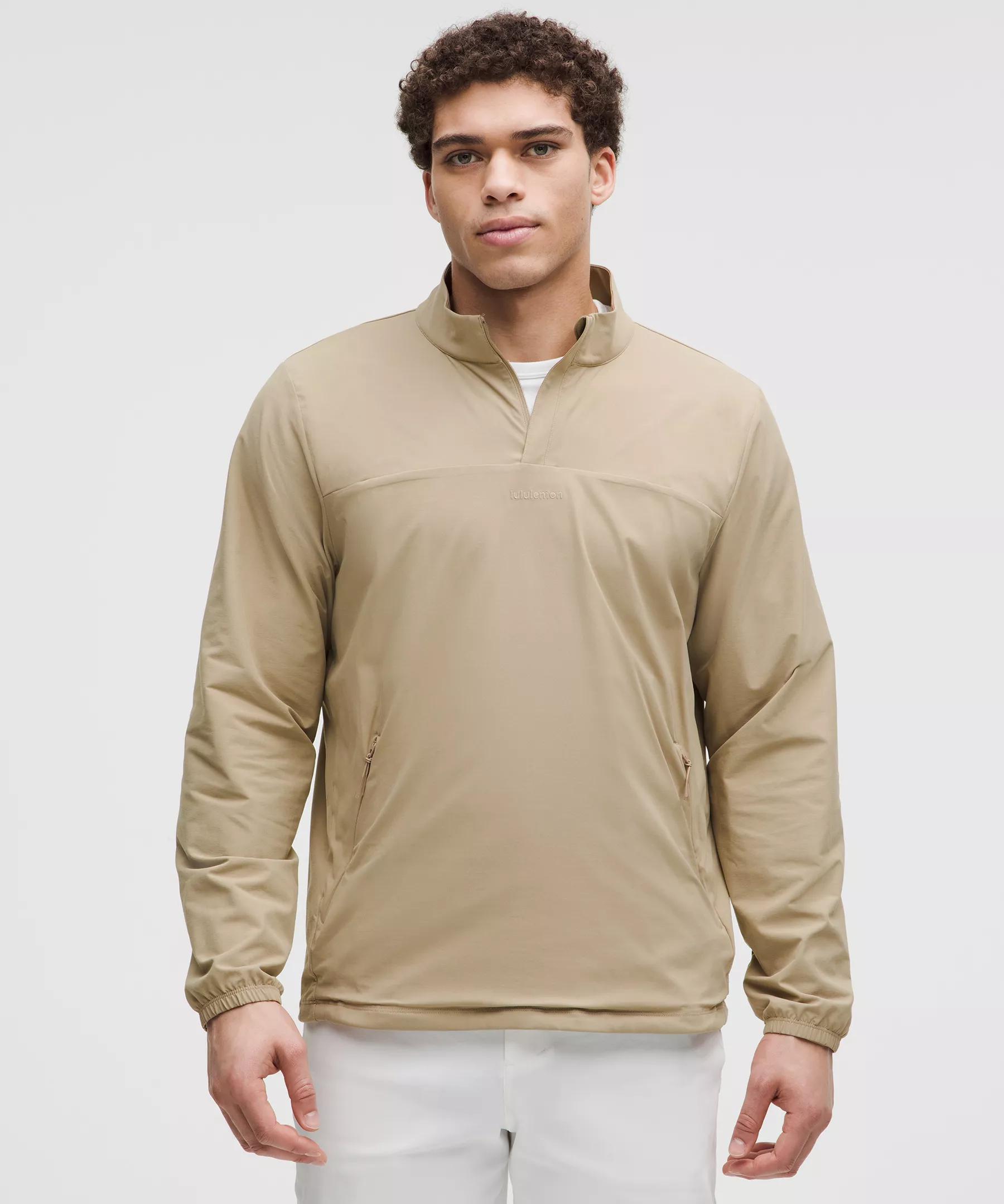 Windproof Golf Pullover Quarter-Zip Jacket Product Image