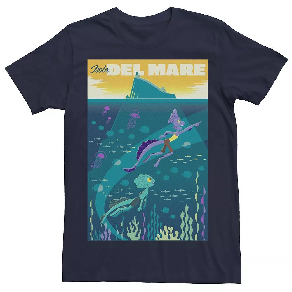 Disney / Pixar's Luca Alberto Men's Isola Del Mare Poster Tee,  Product Image