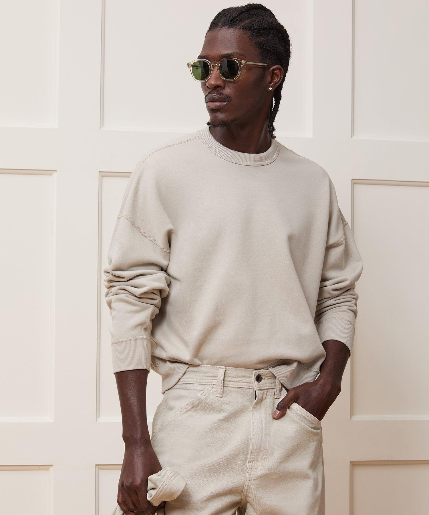 Relaxed Portuguese Terry Crewneck Product Image