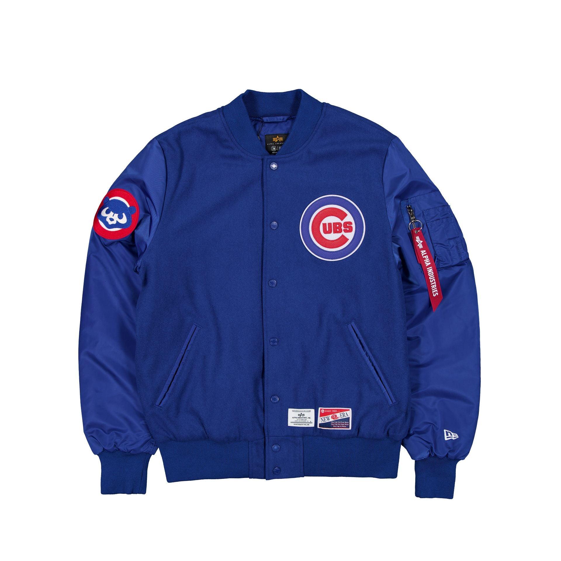Alpha Industries x Chicago Cubs MA-1 Wool Varsity Jacket Male Product Image