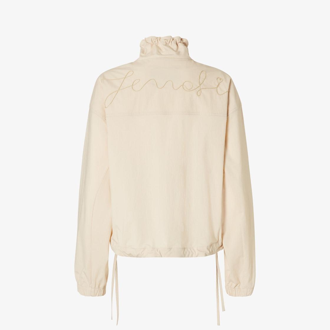 WindbreakerWindbreaker in beige technical cotton Product Image