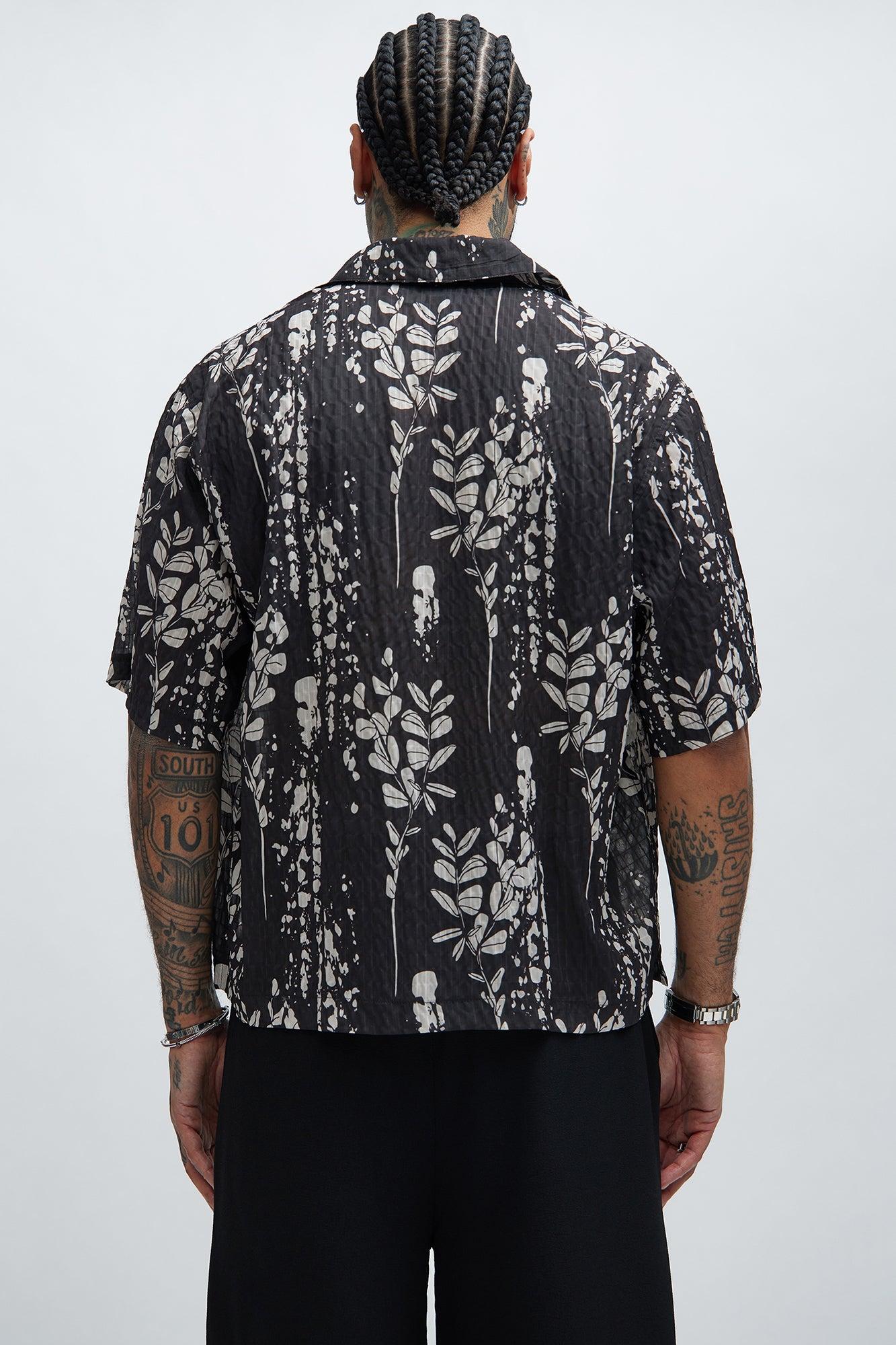 Java Textured Shirt - Black/combo Product Image