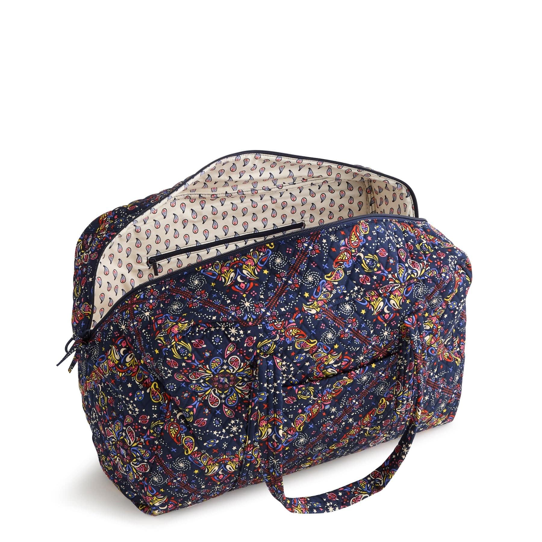 Vera Bradley Large Miramar Weekender Women in Starry Paisley Blue Product Image