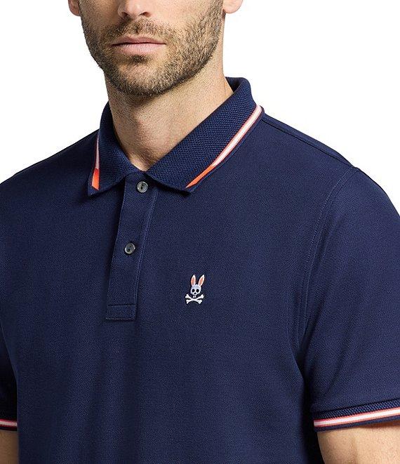 Psycho Bunny Stirling Pique Short Sleeve Polo Shirt Product Image