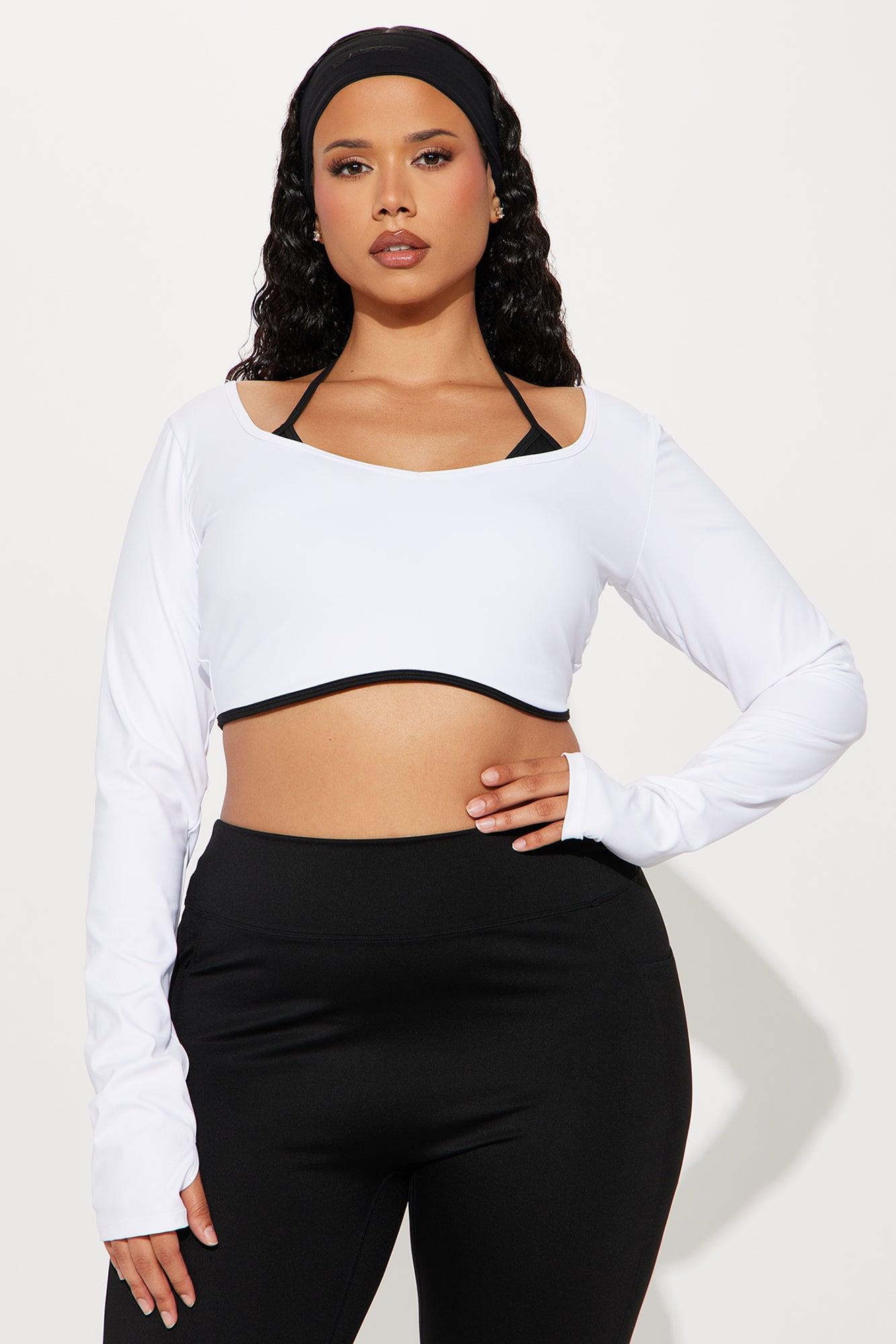 Tennis Club Twofer Active Top - White Product Image