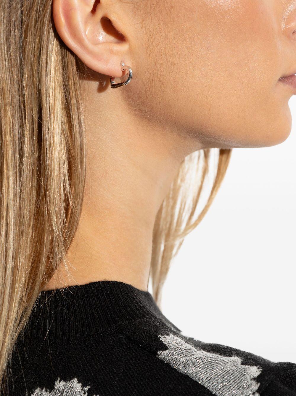 Heart You hoop earrings Product Image