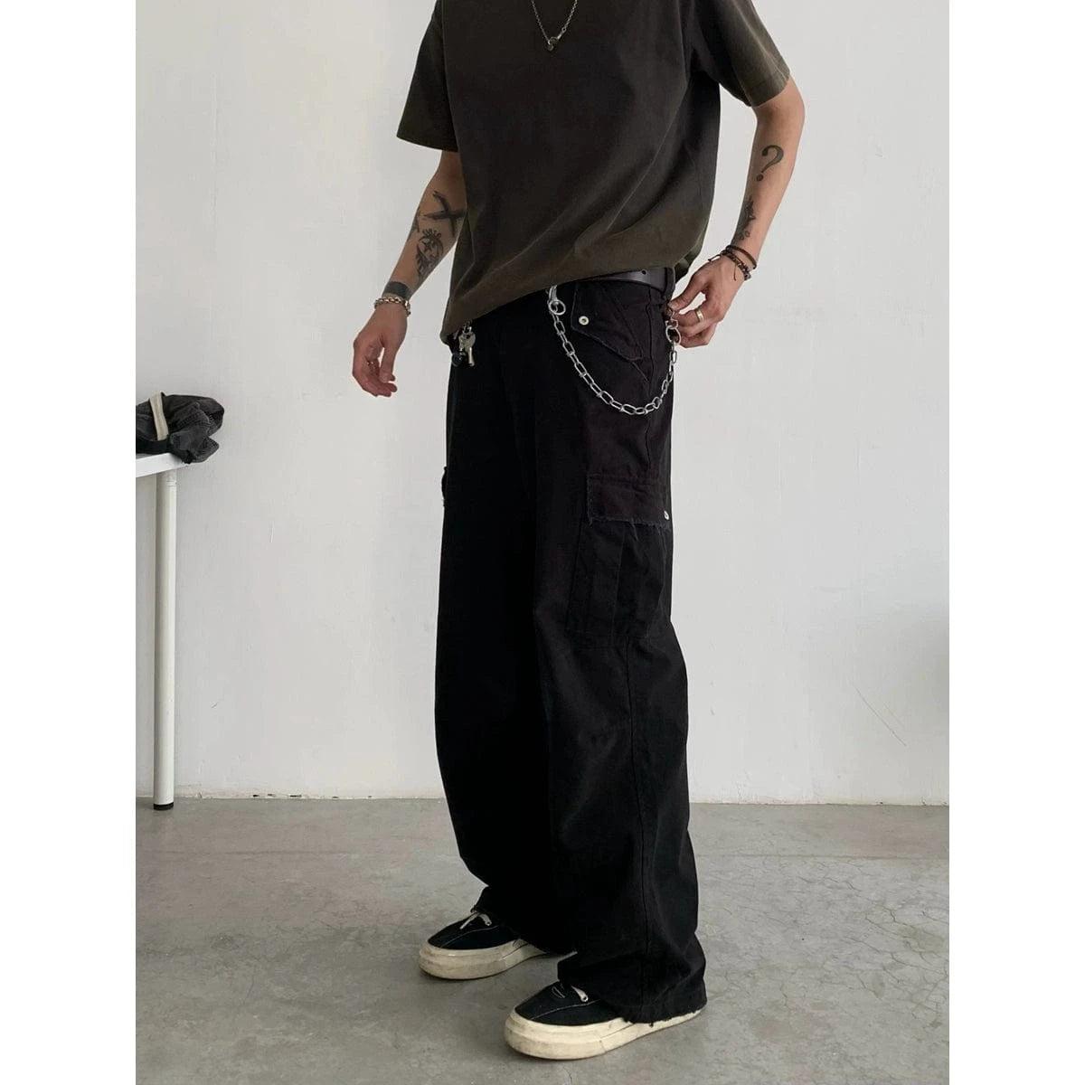 RT No. 18769 CARGO STRAIGHT PANTS Product Image