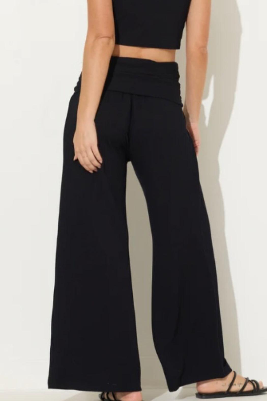 Ribbed Flare Pants Product Image