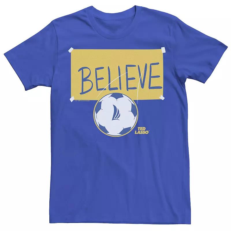 Men's Ted Lasso Believe Soccerball Chalk Sketch Tee,  Product Image