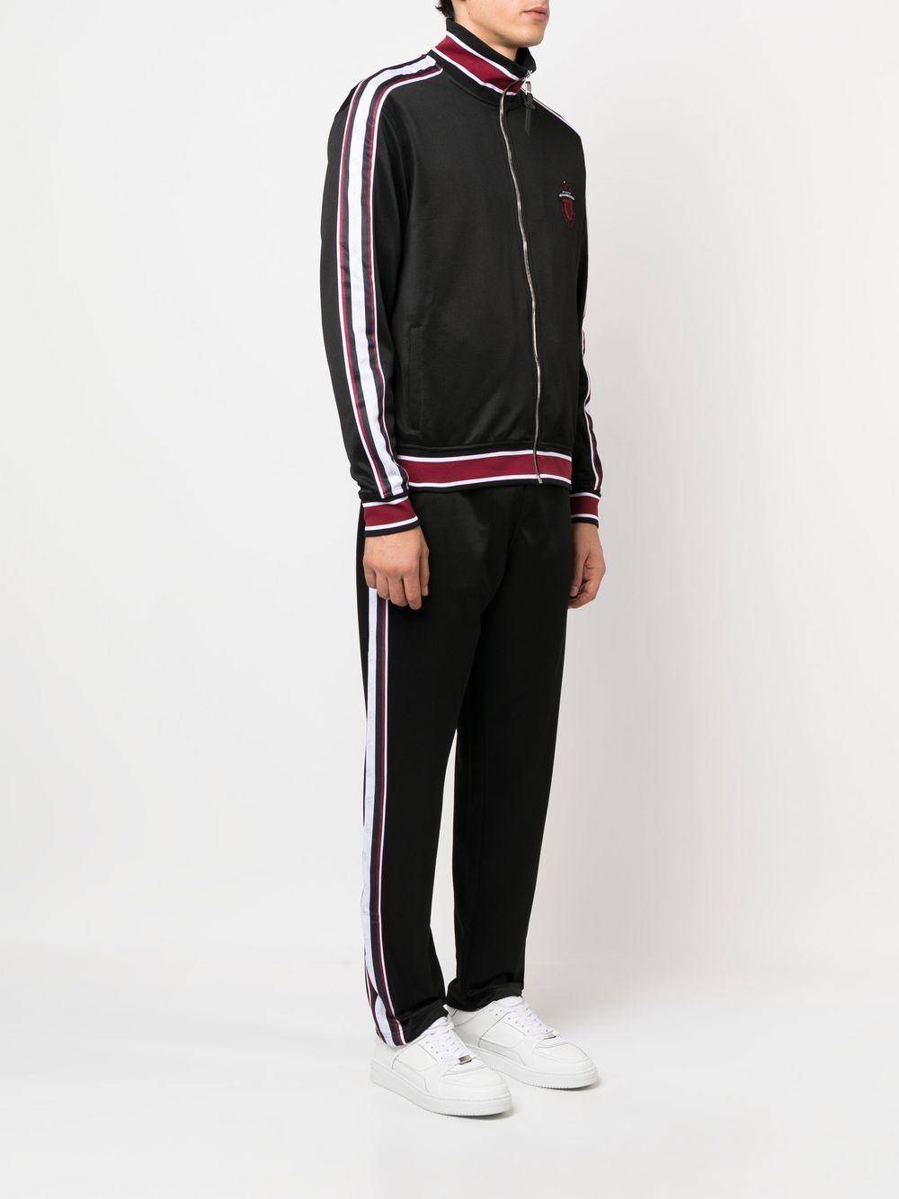 logo-patch side-stripe tracksuit Product Image