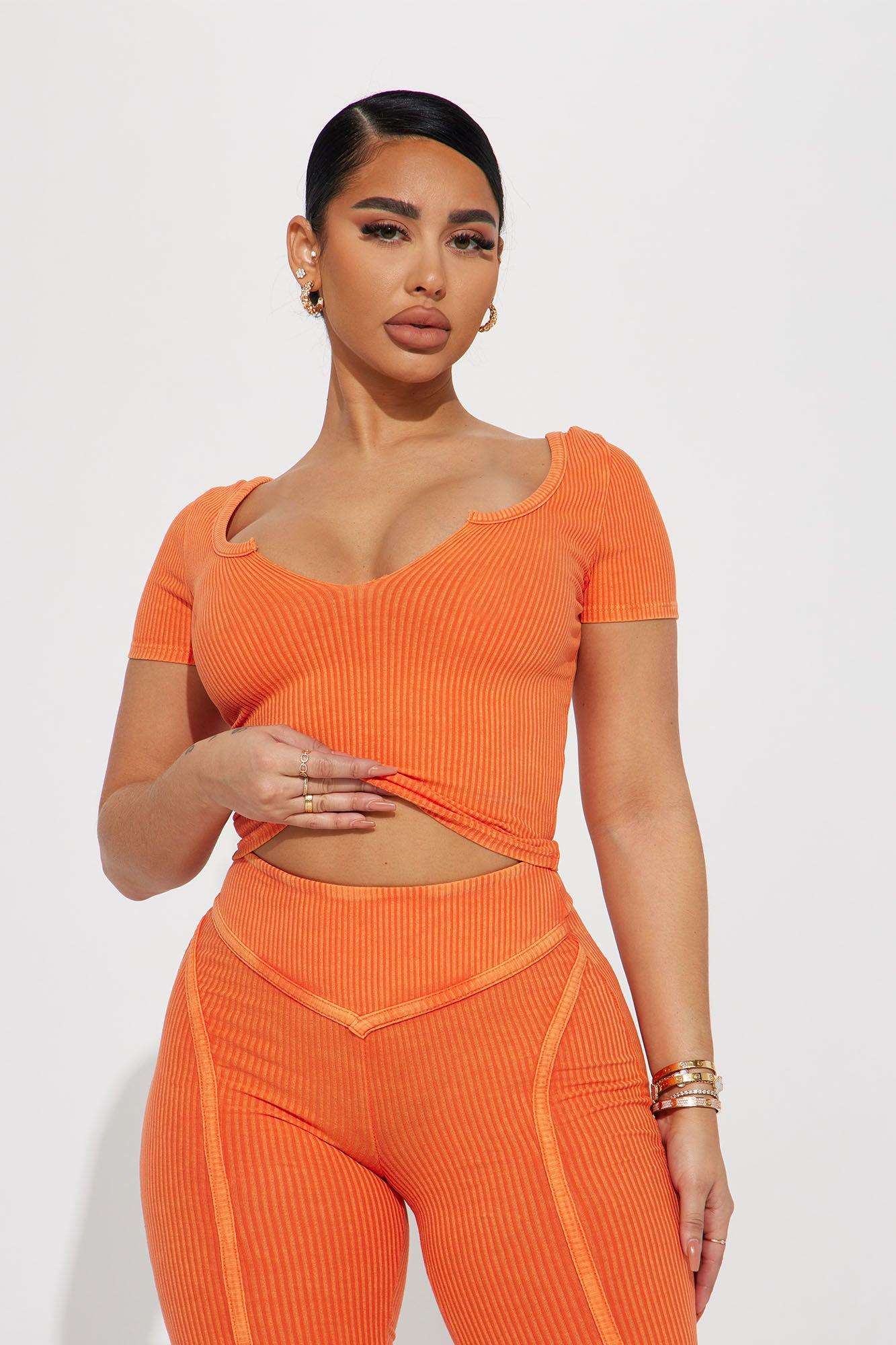 Casual Cassidy Legging Set - Orange Product Image