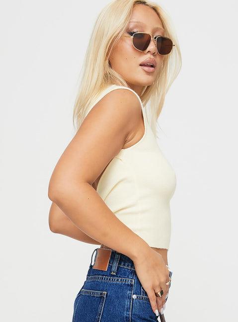 Party Favour Top Yellow Product Image