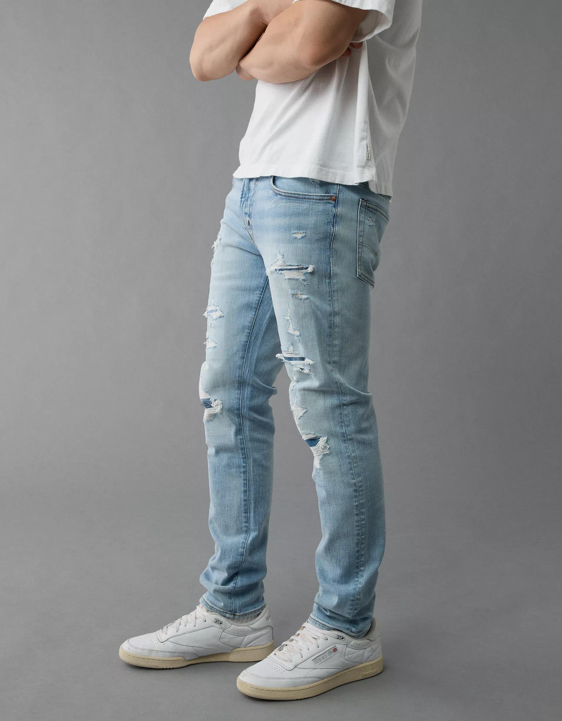 AE AirFlex+ Patched Skinny Jean Product Image