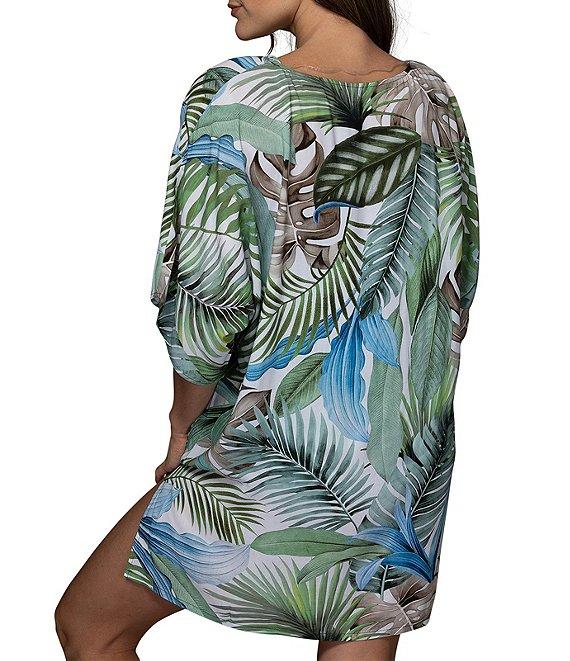 Jantzen Jungle Glam Celia V-Neck Tunic Swim Cover-Up Product Image