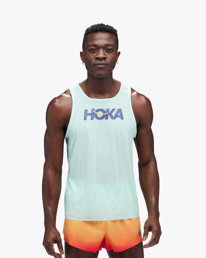 HOKA Mens Airolite Run Tank Top Product Image