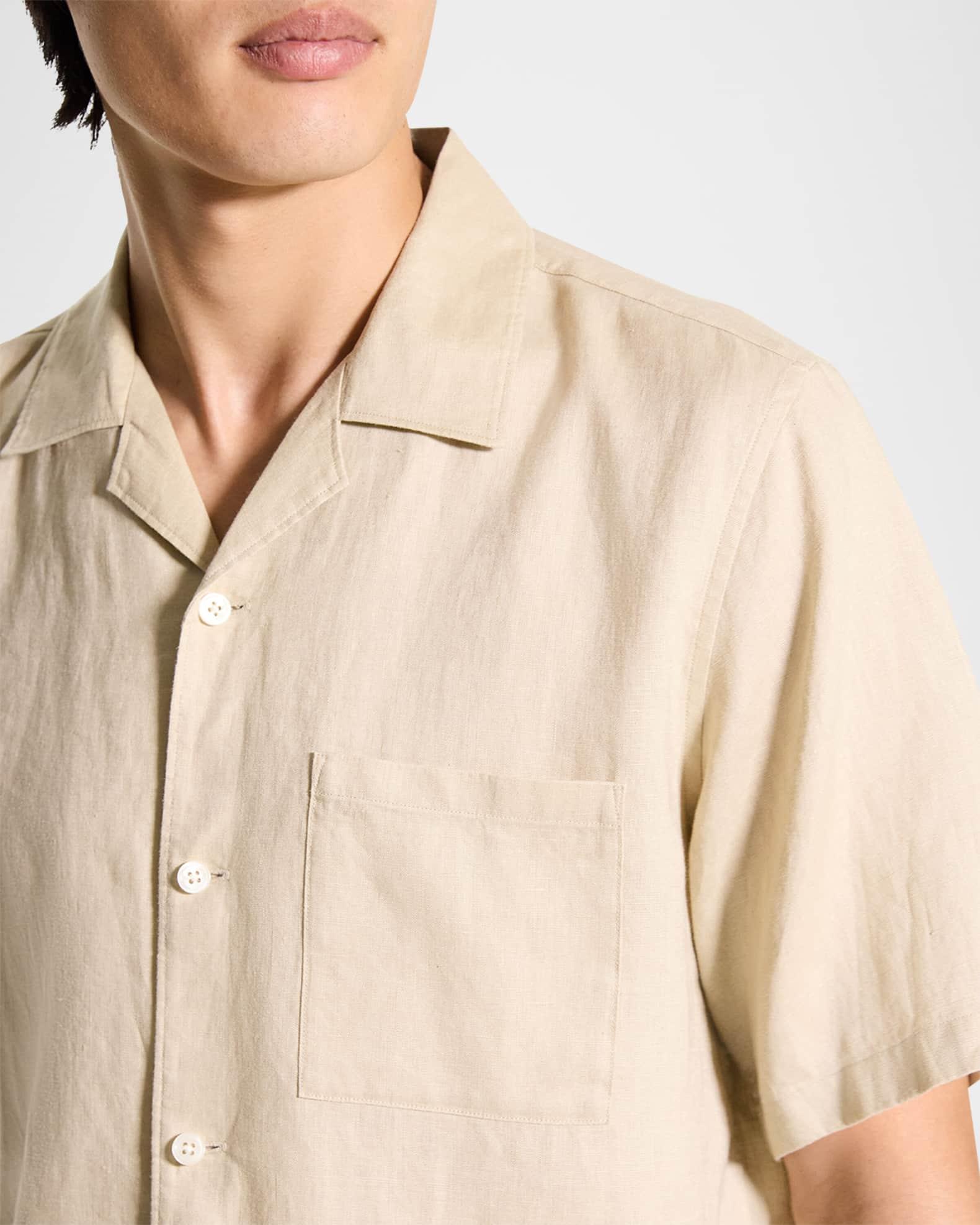 Men's Noll Linen Camp-Collar Shirt Product Image