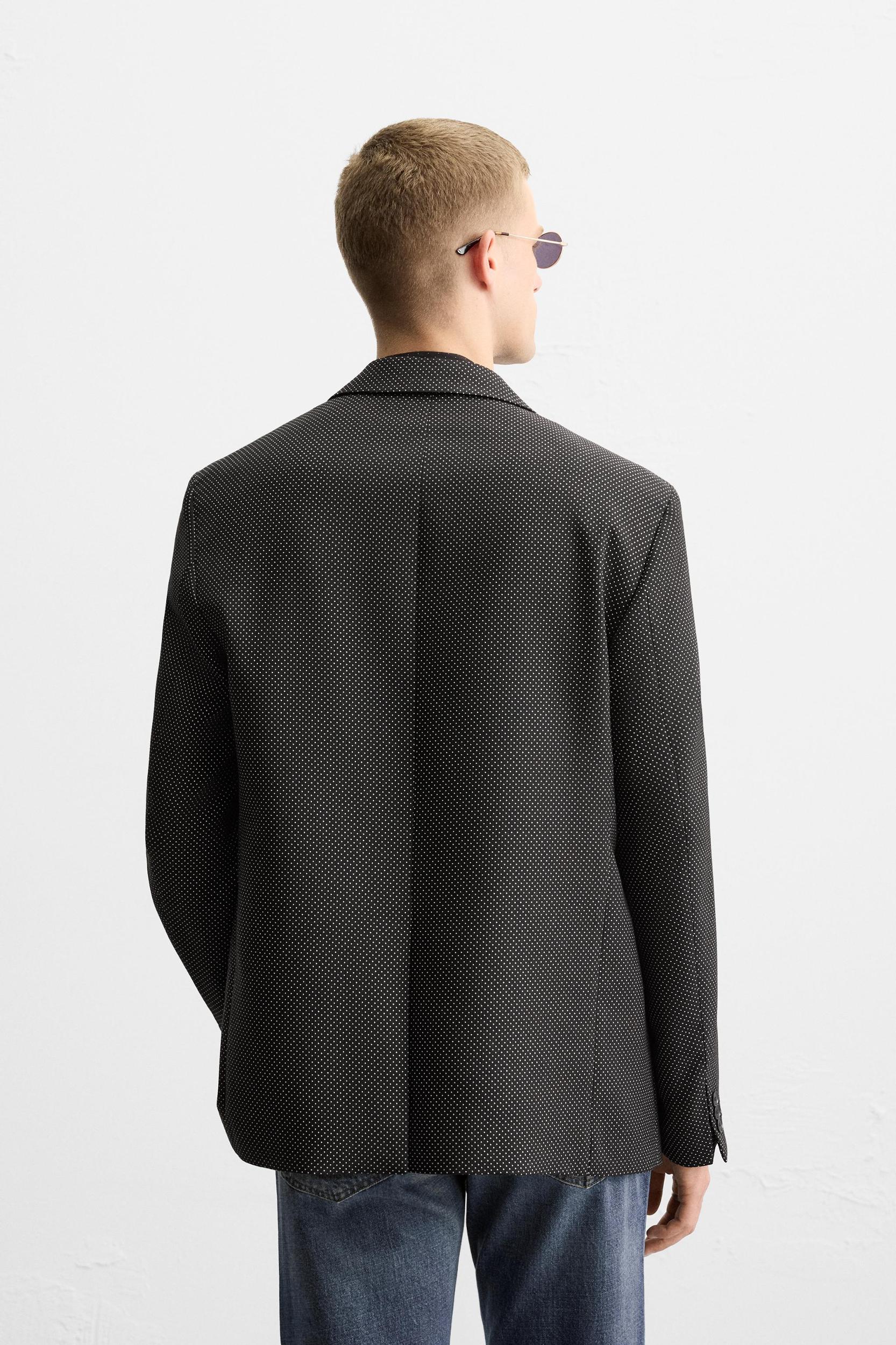 LIMITED EDITION POLKA DOT JACQUARD BLAZER Product Image