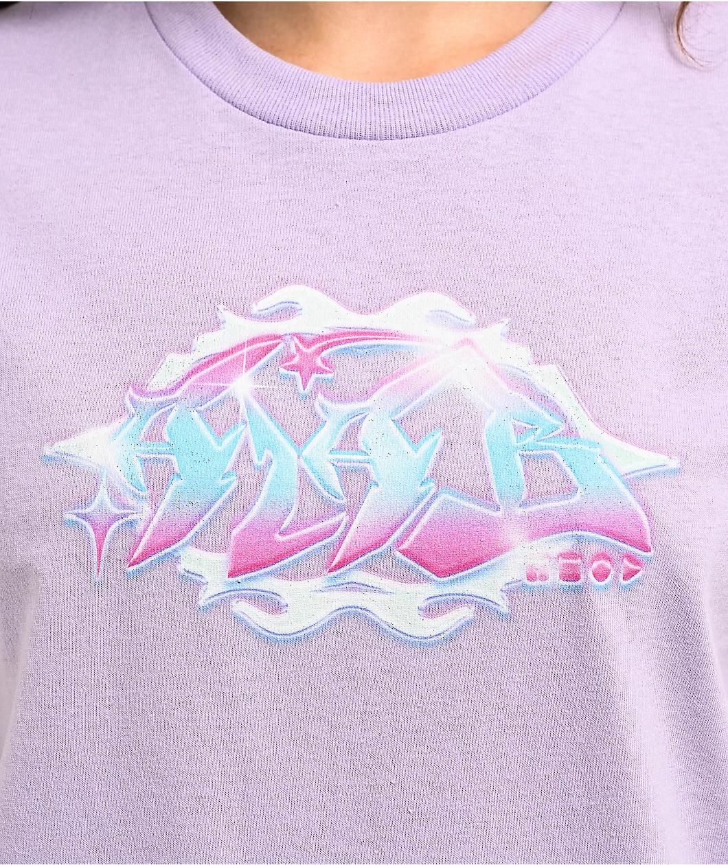 A.LAB Y2K Gradient Lavender T-Shirt Product Image